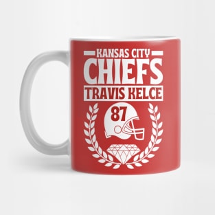 Kansas City Chiefs Travis Kelce 87 Helmet American Football Mug